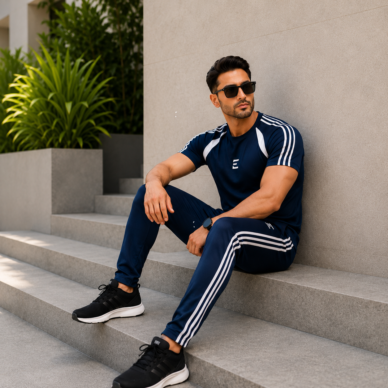 E Looks Summer Dry Fit Suit for Men | T-Shirt & Trouser-Design 101