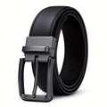 Classic Reversible Leather Belt for Men & Boys | Double-Sided Turning Buckle