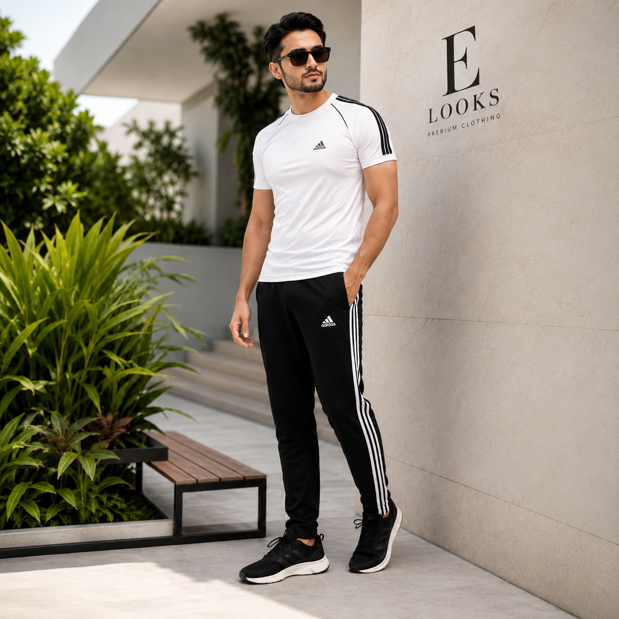 E Looks Summer Dry Fit Suit for Men | T-Shirt & Trouser-Design 102