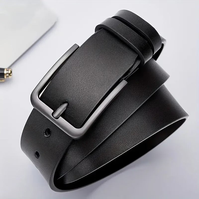 E Looks Genuine Leather Belt for Men-Black