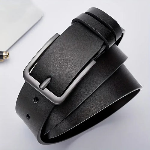E Looks Genuine Leather Belt for Men-Black
