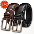 Premium Hi Chrome Leather Belts( Black & Brown) | Casual, Office & Dress Wear