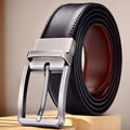 E Looks Reversible Leather Belt – Black & Brown