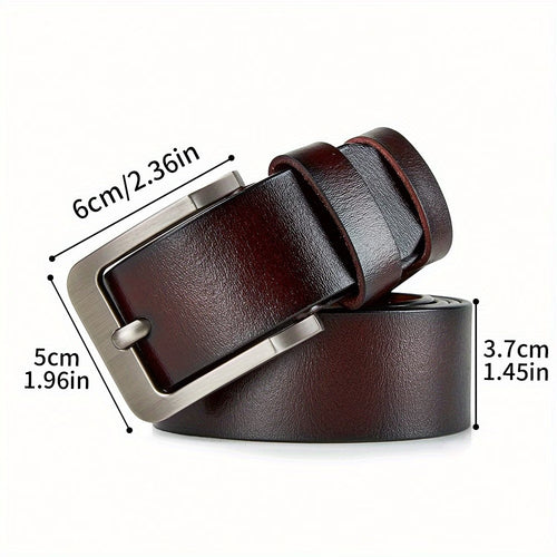 Genuine Leather Belt for Men-Brown